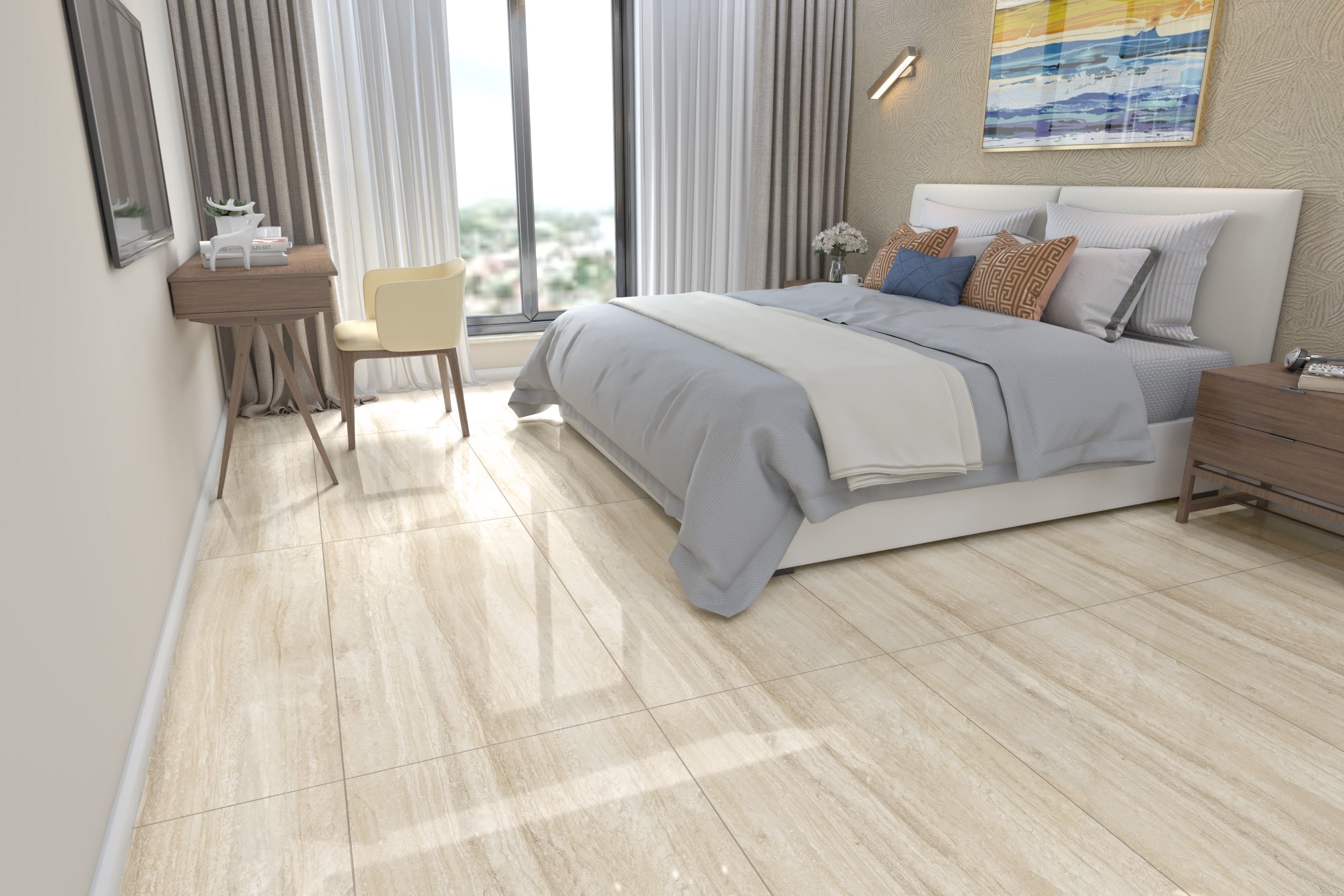 TRAVERTINO MARFIL CREMA PULIDO 60X120 – EUROROCA CA