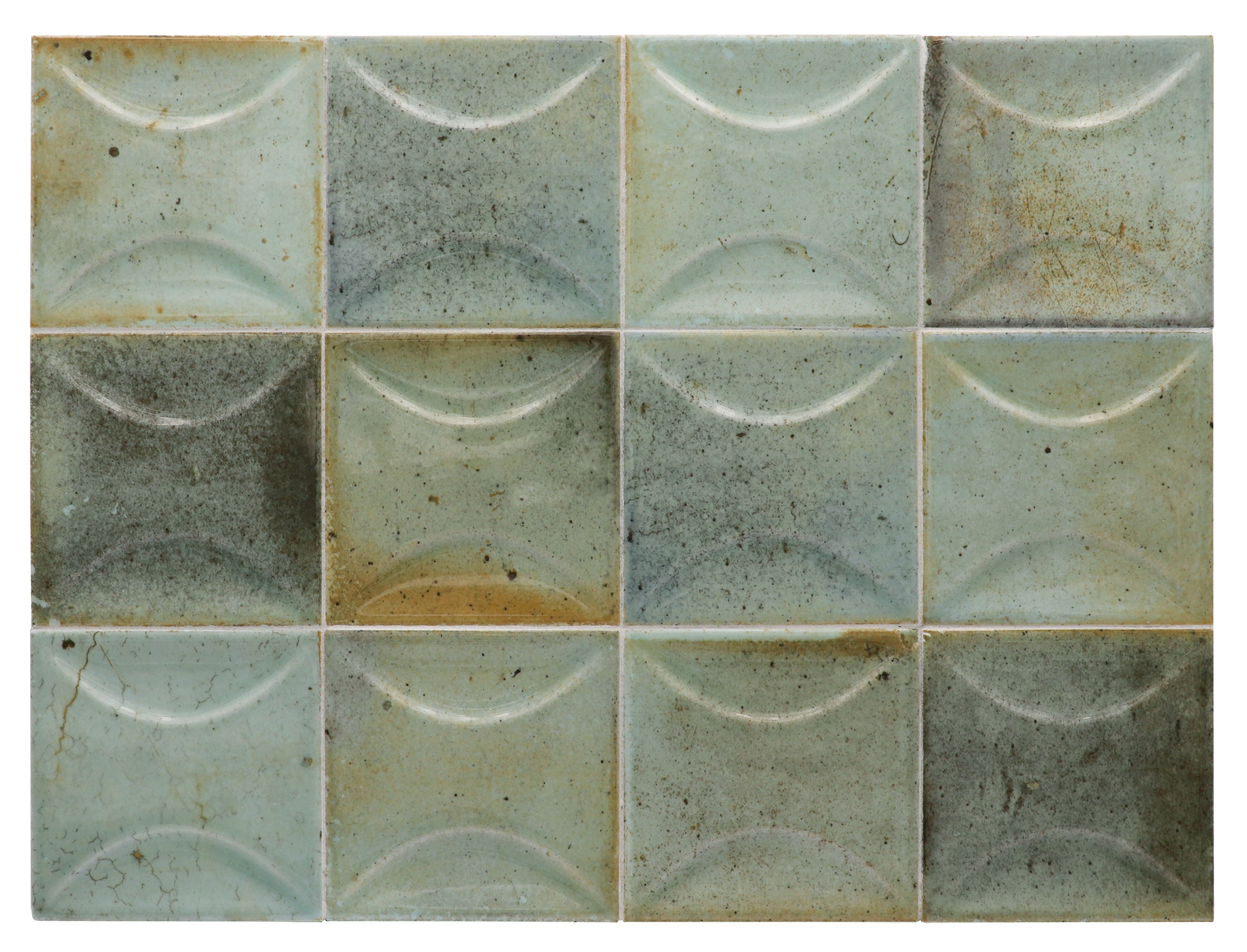 HANOI ARCO CELADON BRILLO 10X10 RELIEVE